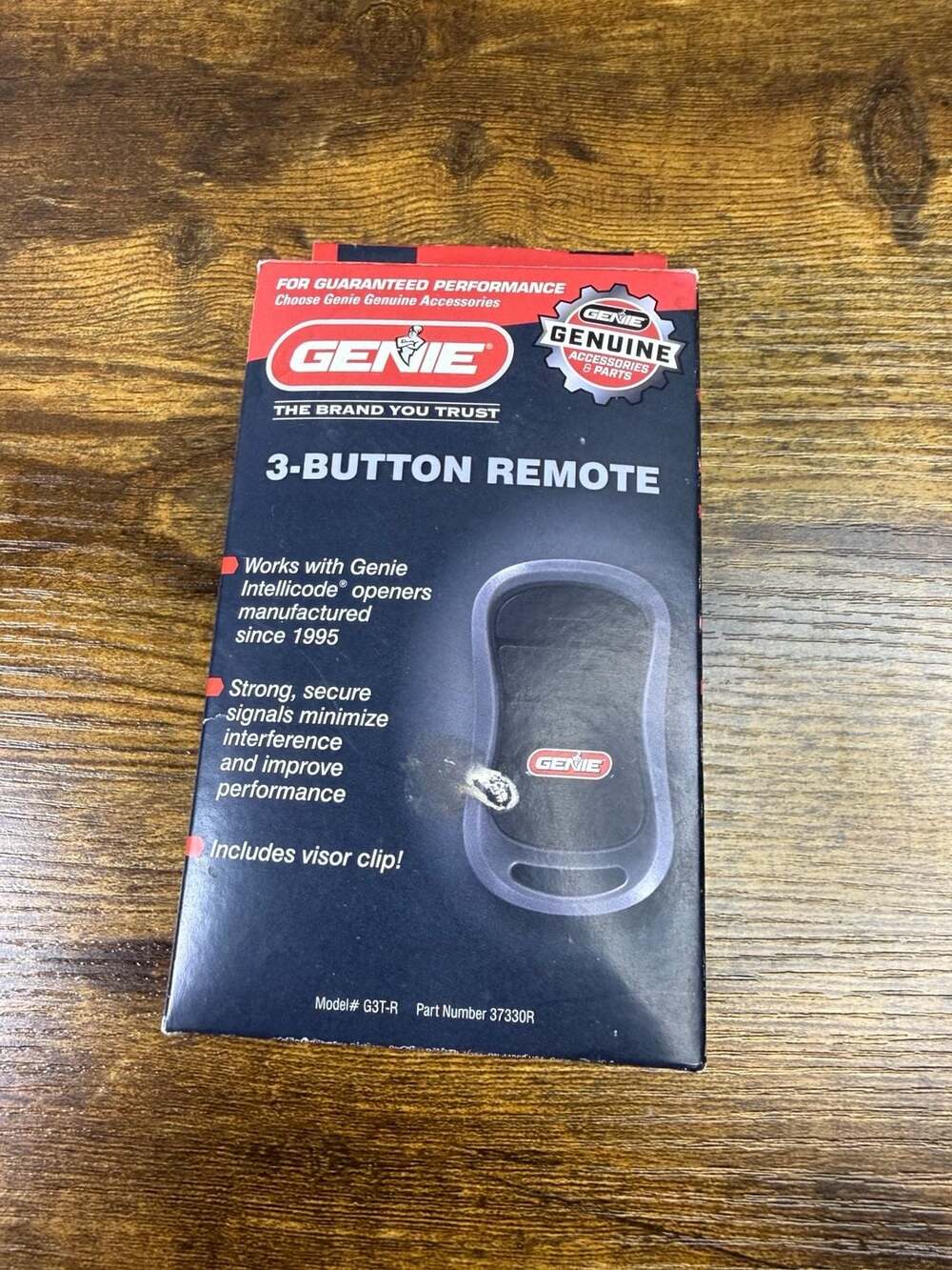 Genie G3T-R 3-Button Garage Door Opener Remote with Intellicode